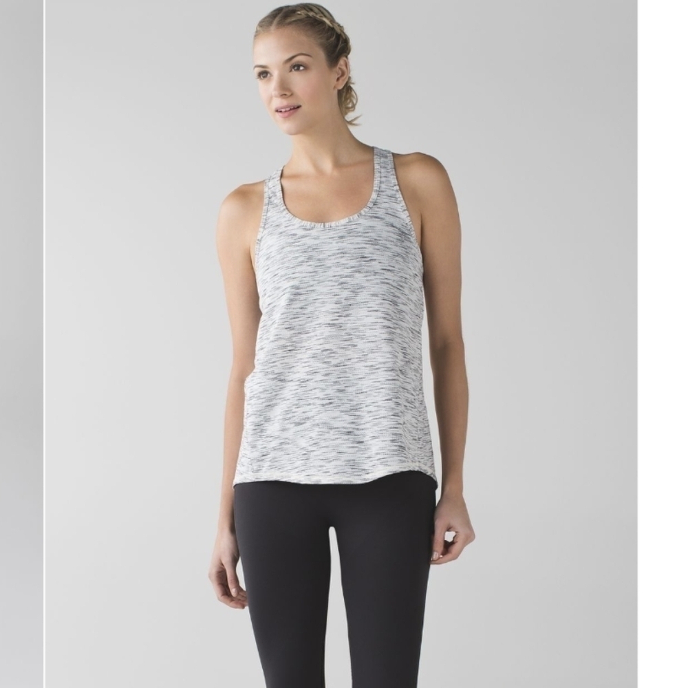 Lululemon women's Salute the Sun Singlet ll racer back tank top size 4